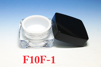 Acrylic Cream Jars  F10F-1
