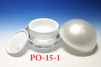 Acrylic Cream Jars PO-15-1